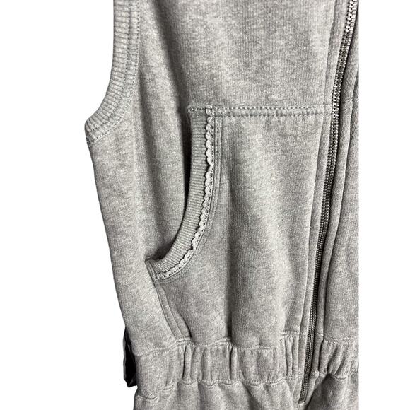 NEW Free People FP Movement Set Go Onesie XS Gray Sweatsuit Barrel One Piece - Picture 7 of 11